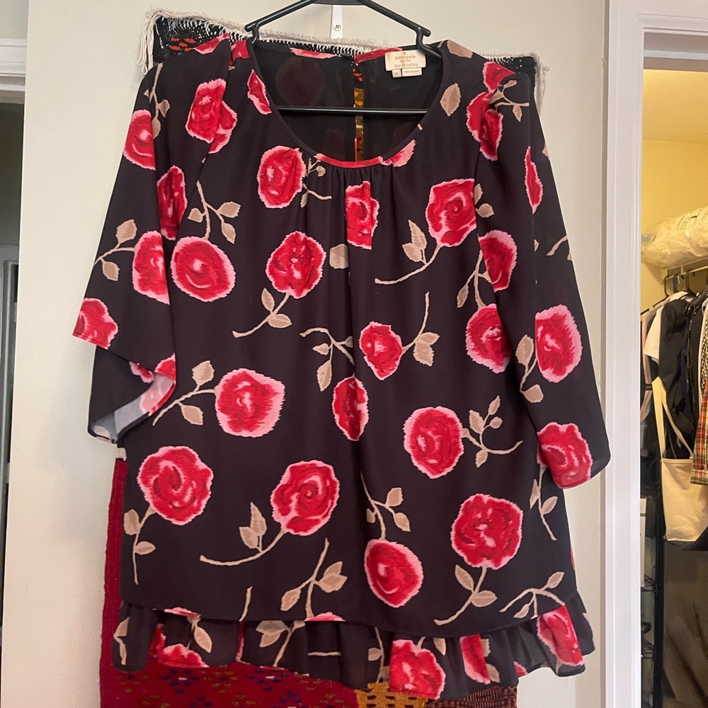 Kate Spade Floral Tunic - Size Large